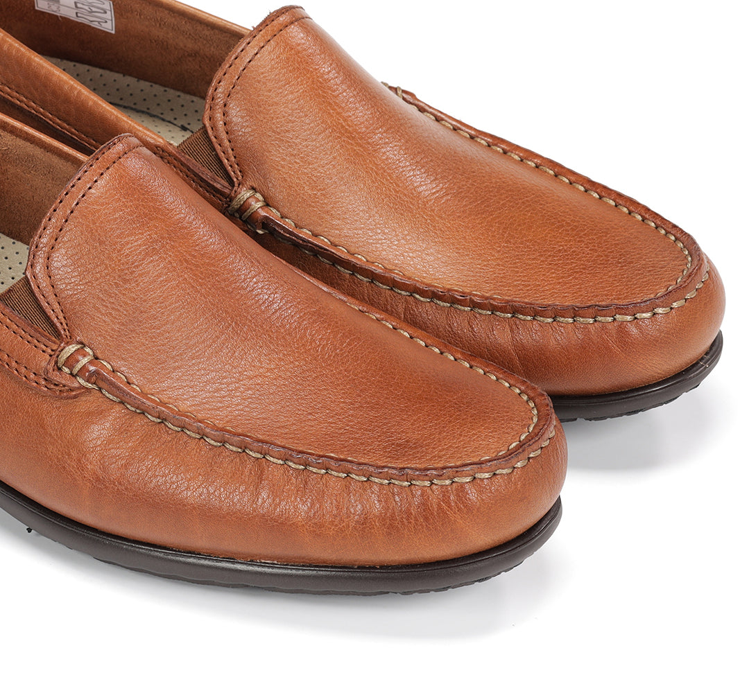 Fluchos 8682 Tornada Cuero Tabaco Tan Slip On Shoes