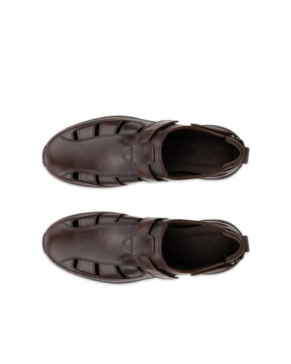 Ecco 511764 01667 Irving Fisherman Potting Soil Brown Velcro Shoes