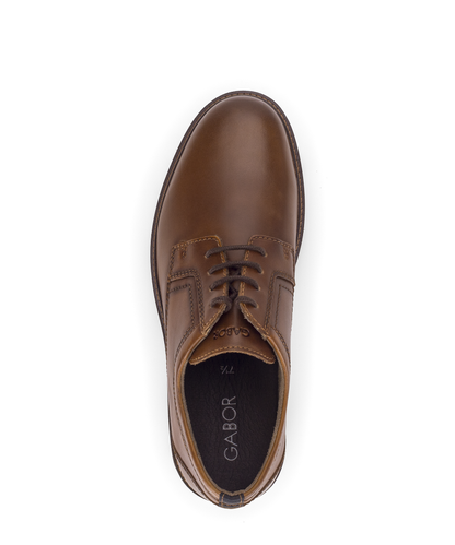 Gabor 5120.10.02 Cognac Burnish Cow Lace Shoes