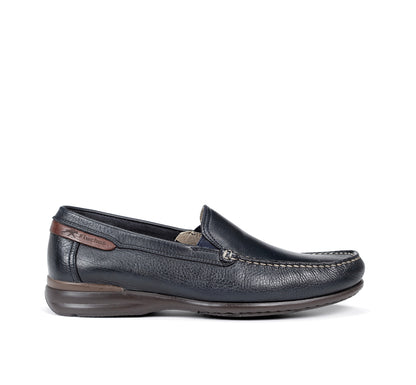 Fluchos 8682 Tornada Marino Tabaco Navy Slip On Shoes