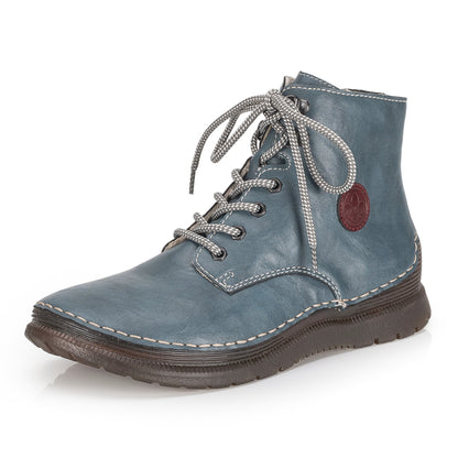 Rieker 53632-14 Royal Blue & Wine Boots