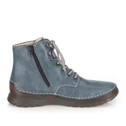 Rieker 53632-14 Royal Blue & Wine Boots