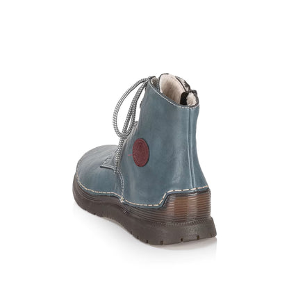 Rieker 53632-14 Royal Blue & Wine Boots