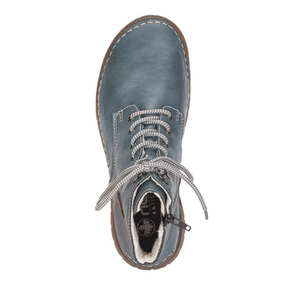 Rieker 53632-14 Royal Blue & Wine Boots