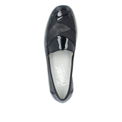 Rieker 53785-14 Navy Slip On Shoes