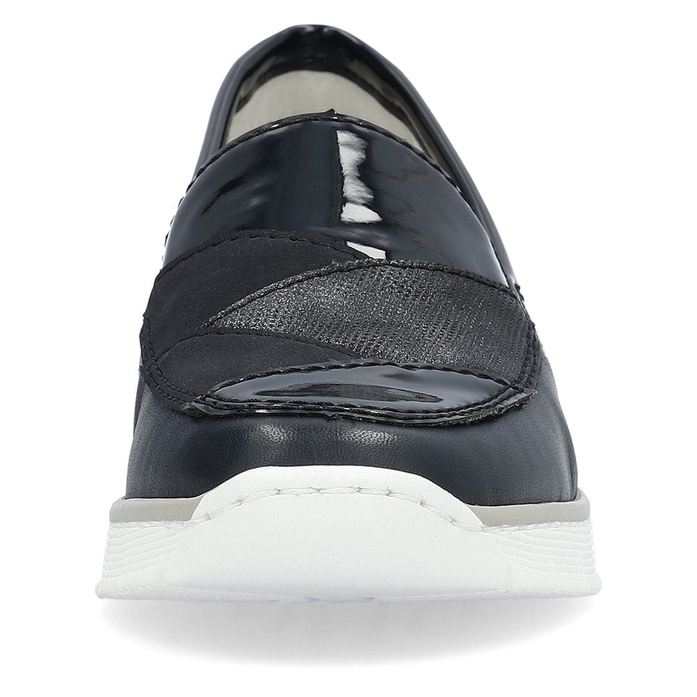 Rieker 53785-14 Navy Slip On Shoes