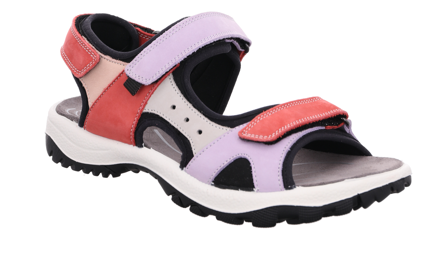 Rohde 5380 98 Multicolour Velcro Sandals with Slingback Strap