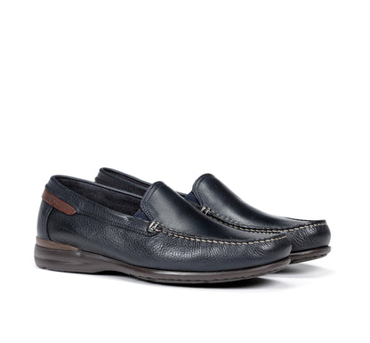 Fluchos 8682 Tornada Marino Tabaco Navy Slip On Shoes