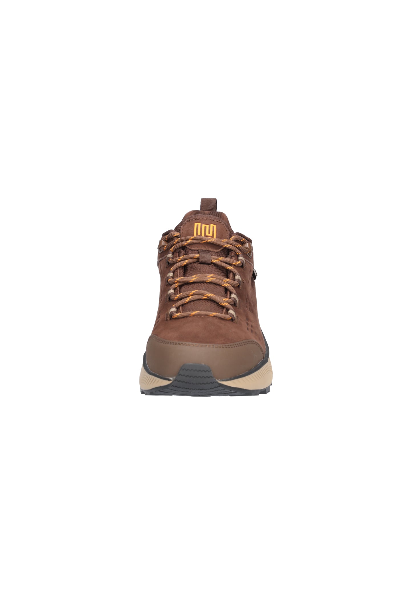 Waldlaufer 540951 101 166 H-Michi Brown Sneakers with Orange Trim - Goretex