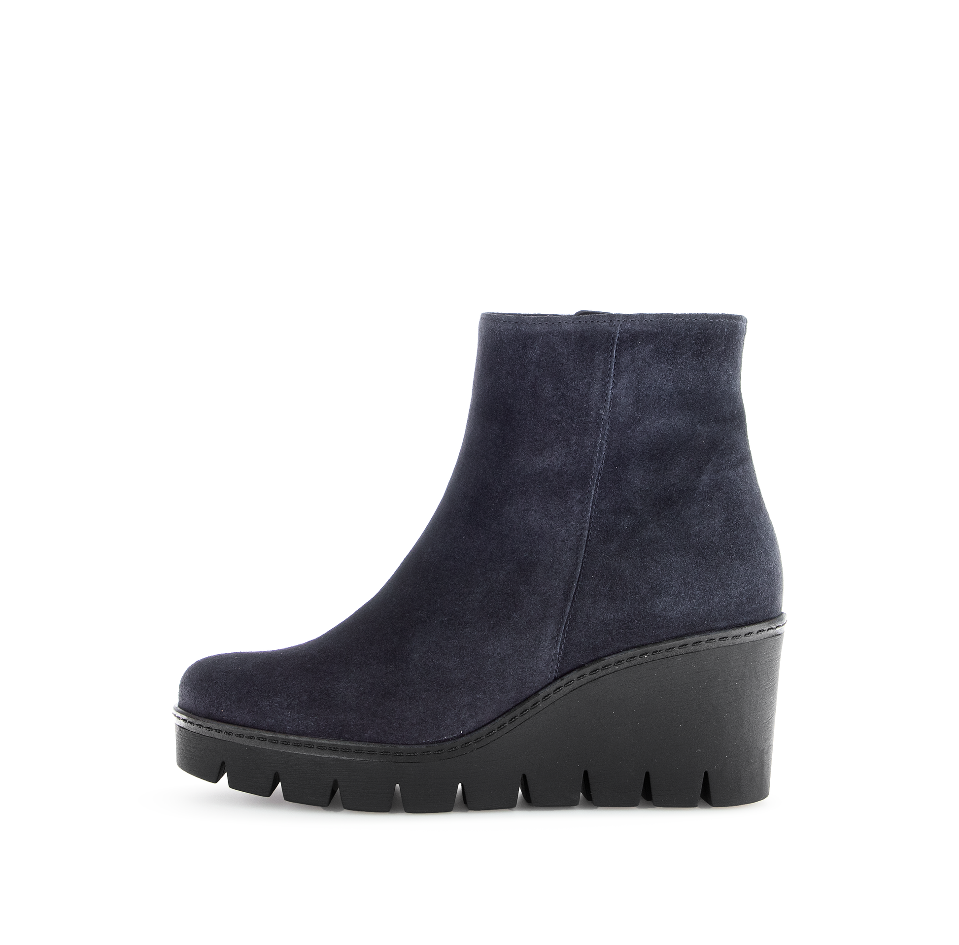 Gabor 54.780.16 Navy Wedge Ankle Boots The Shoe Parlour