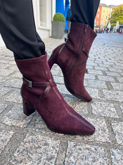 Hispanitas HI265087 Bordo Burgundy Heel Boots