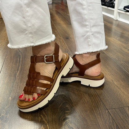 Alpe 5489 08 D1 Gamo Tan Slingback Sandals