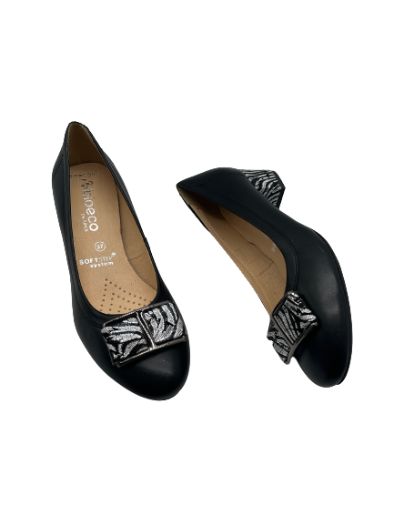 Bioeco by Arka 5632 1554+2044 Black & White Heels