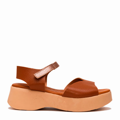 Oh My Sandals 5680 2544 Doya Roble Tan Bronze Ankle Strap Sandals