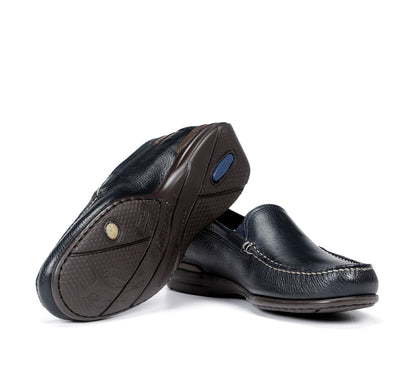 Fluchos 8682 Tornada Marino Tabaco Navy Slip On Shoes