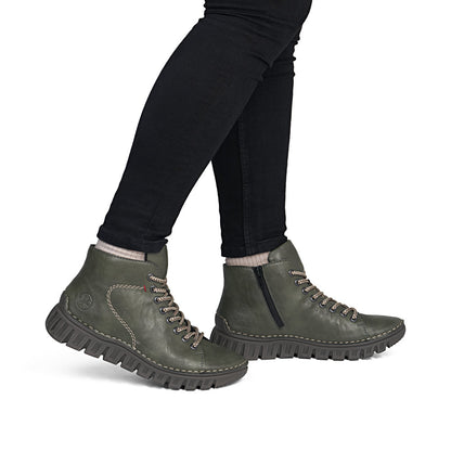 Rieker 57501-54 Green Boots