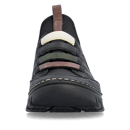Rieker 57550-00 Black Multi Slip On Shoes