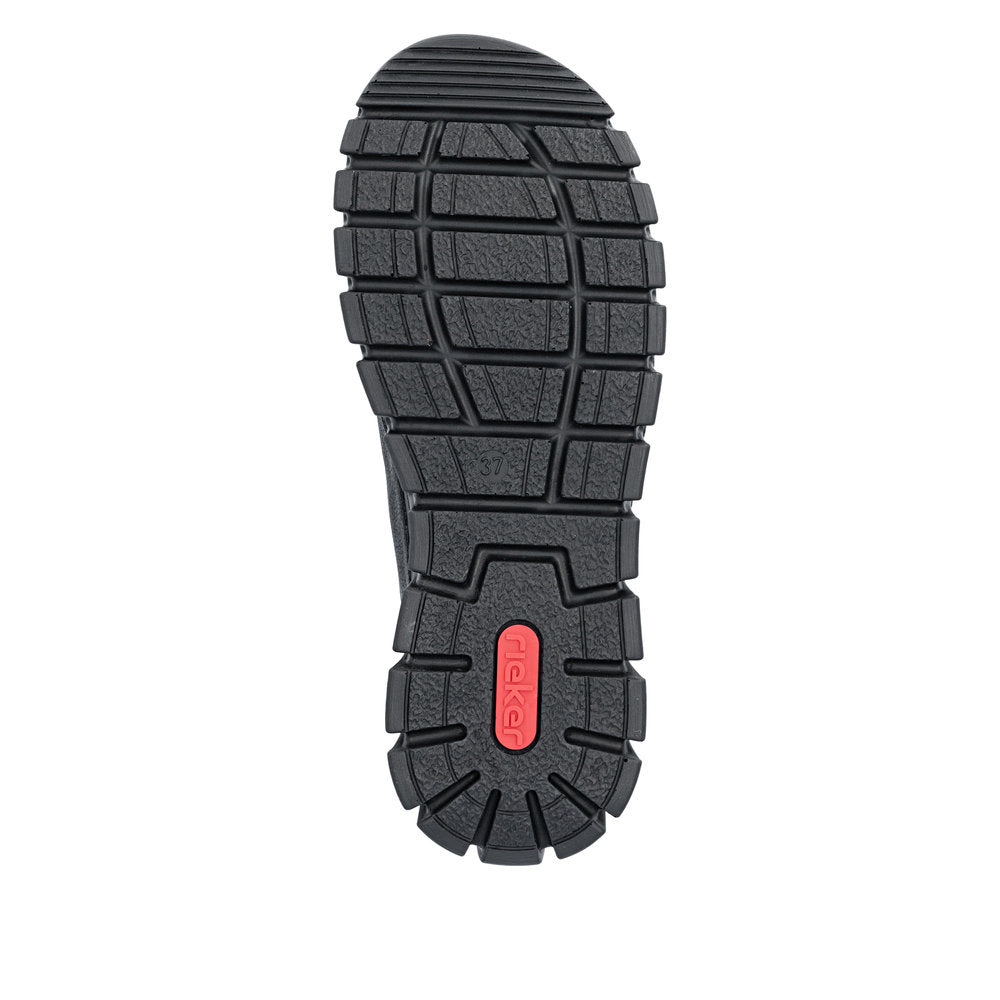 Rieker 57550-00 Black Multi Slip On Shoes