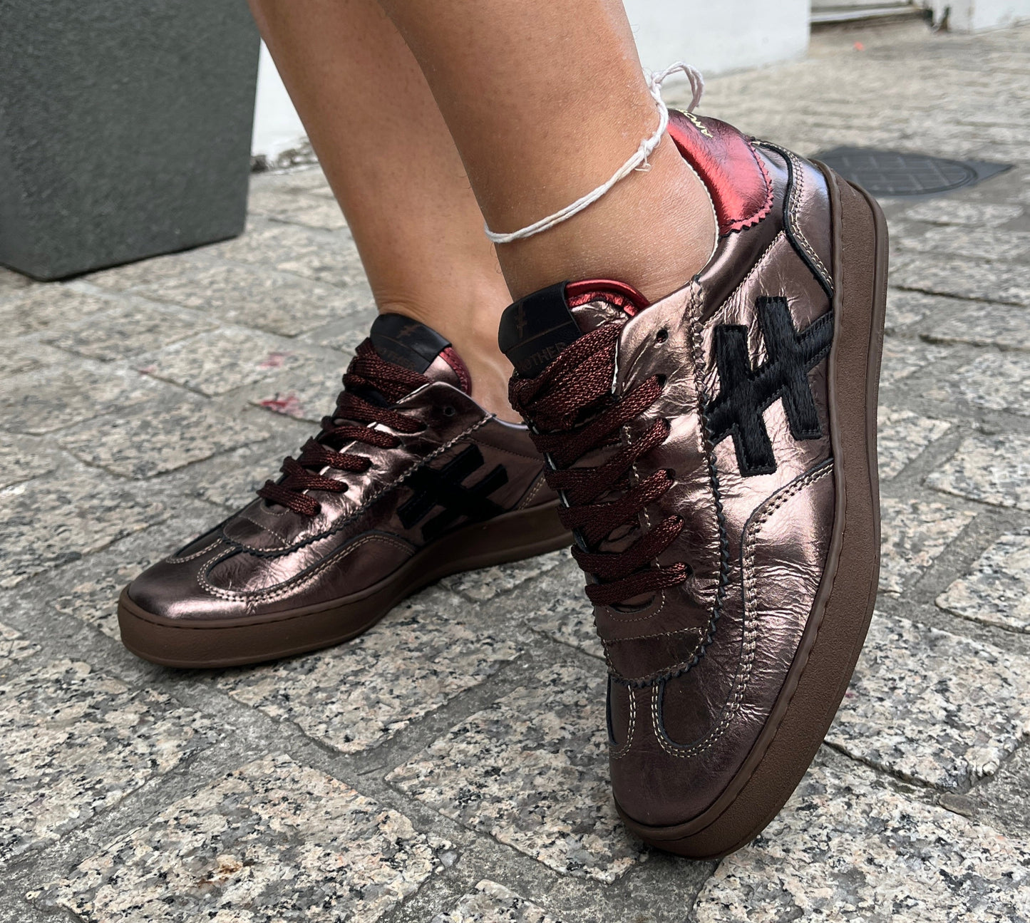 Another Trend A03258C9 Las Vegas Smoke Bronze Trainers