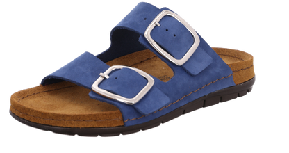 Rohde 5879 54 Petrol Blue 2 Strap Sandals