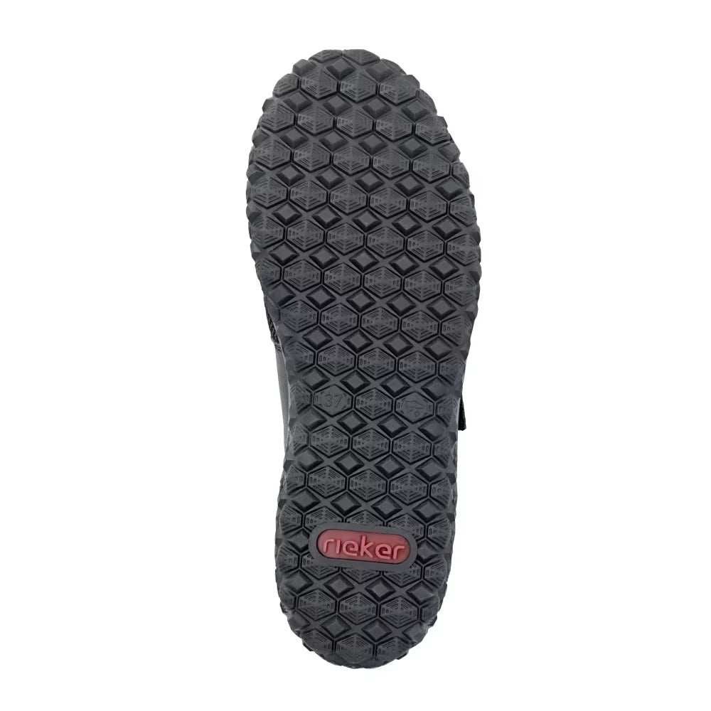 Rieker 59552-45 Anthracite H Fit Velcro Shoes
