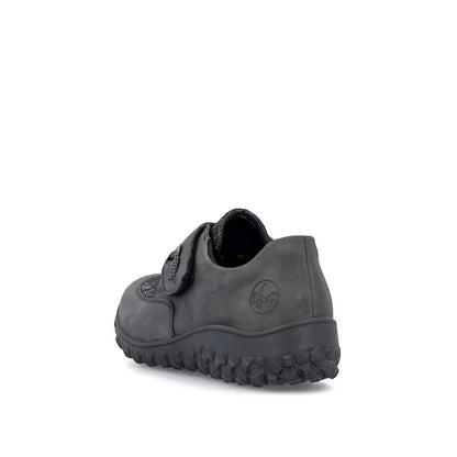 Rieker 59552-45 Anthracite H Fit Velcro Shoes