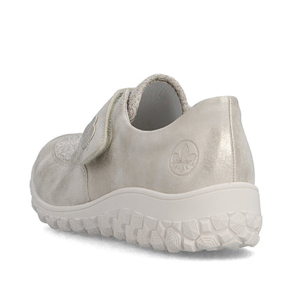 Rieker 59552-62 Beige Cream H Fit Velcro Shoes