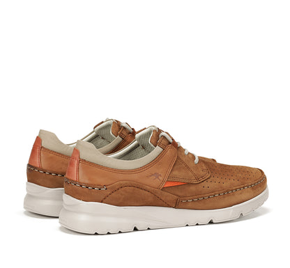 Fluchos F1455 Cuero Tan Lace Shoes