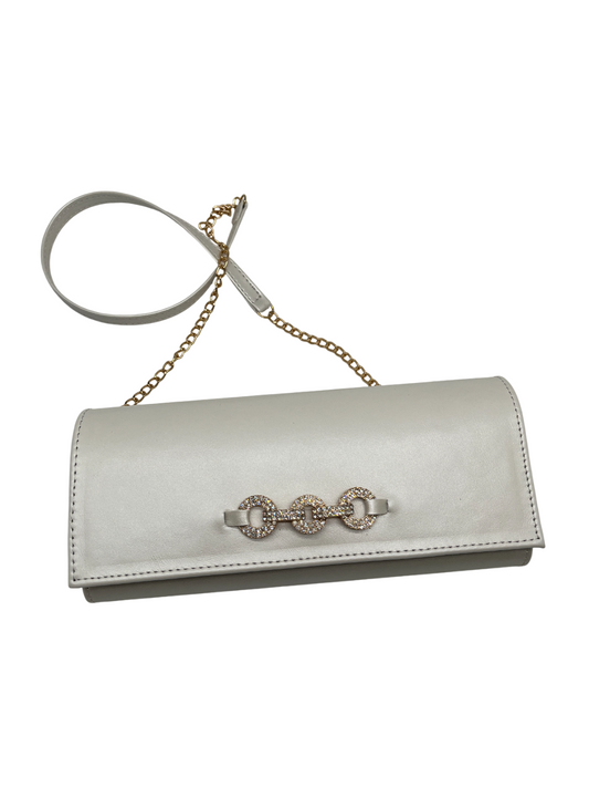 Emis T11 8438 Ecru Pearl Clutch Bag