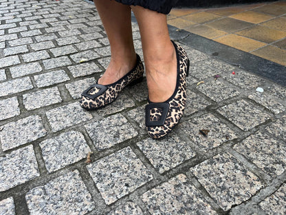 Gabor Comfort 72.463.90 Leopard Print Natural/Black G Fit Slip On Pumps