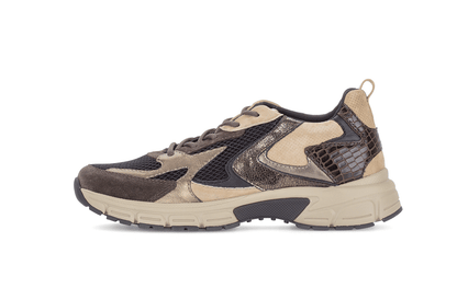 Gabor Comfort 6005.01.007 Black, Brown & Sand Mix G Fit Sneakers