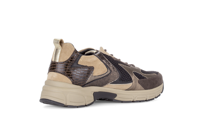 Gabor Comfort 6005.01.007 Black, Brown & Sand Mix G Fit Sneakers