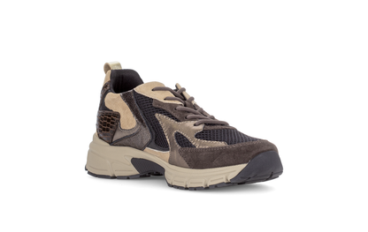 Gabor Comfort 6005.01.007 Black, Brown & Sand Mix G Fit Sneakers