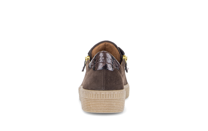 Gabor 6010.02.005 Mocca Brown & Gold Trainers