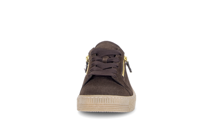 Gabor 6010.02.005 Mocca Brown & Gold Trainers