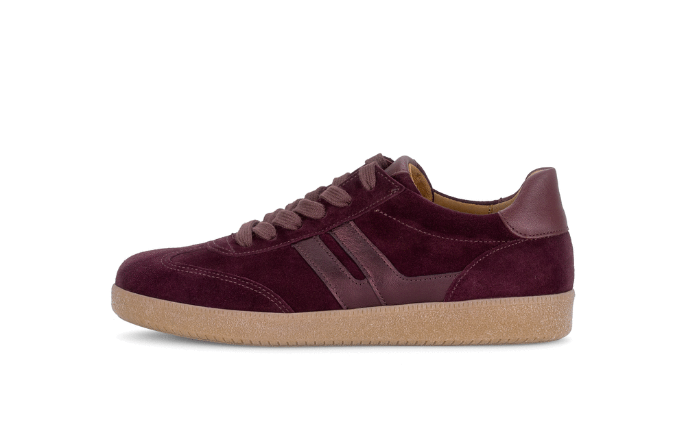 Gabor 6011.01.002 Mulberry Suede Mix Trainers