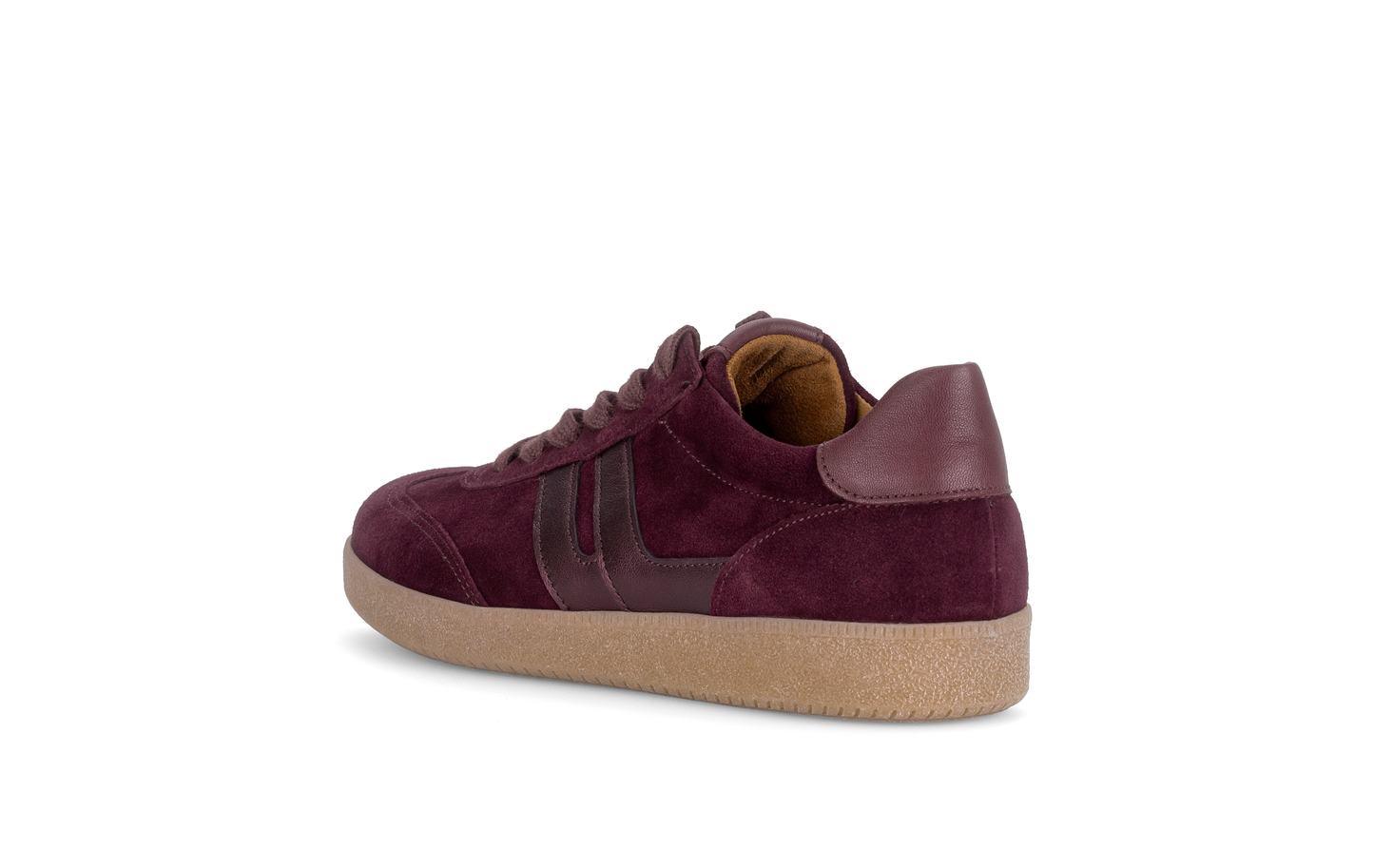 Gabor 6011.01.002 Mulberry Suede Mix Trainers