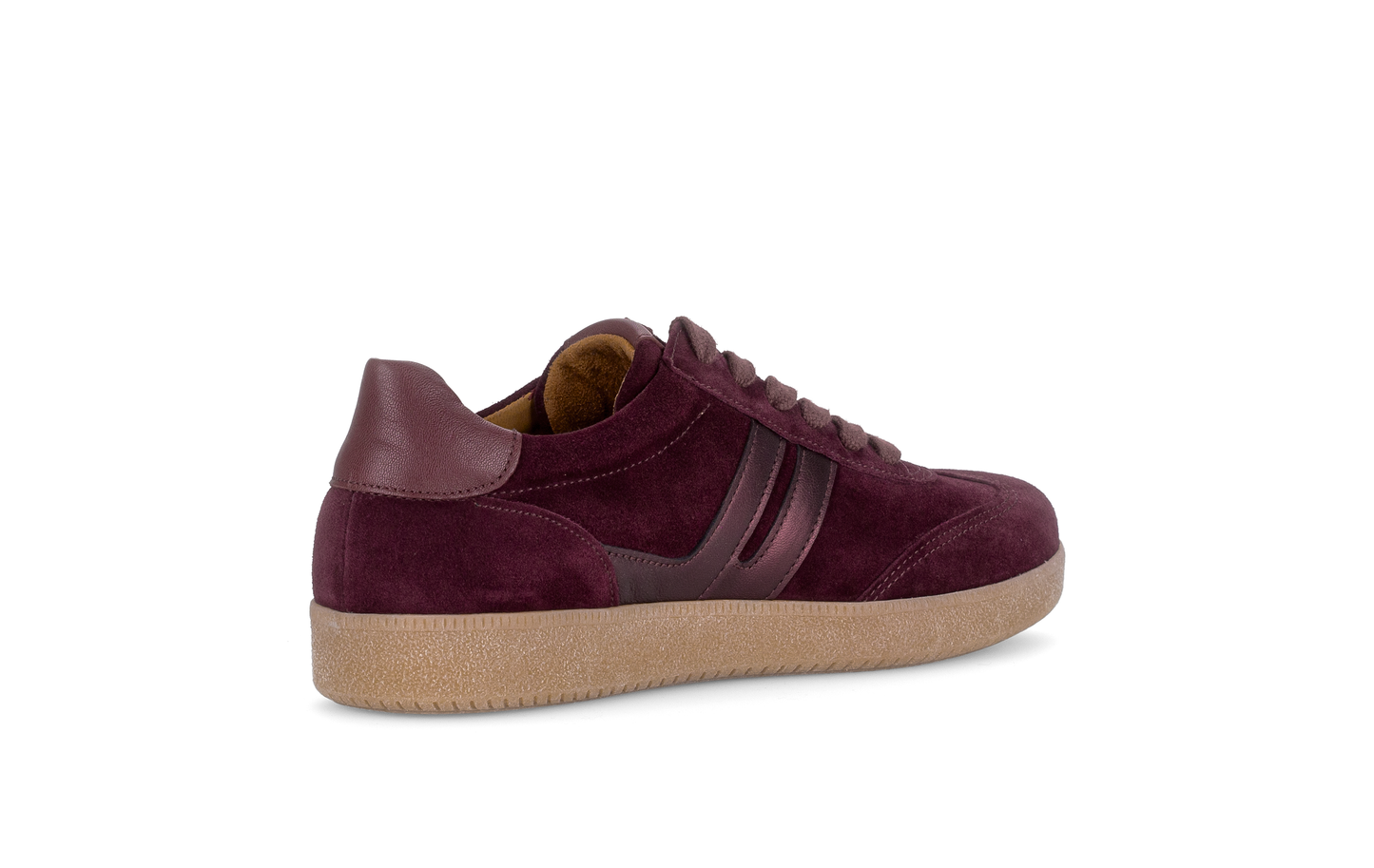 Gabor 6011.01.002 Mulberry Suede Mix Trainers