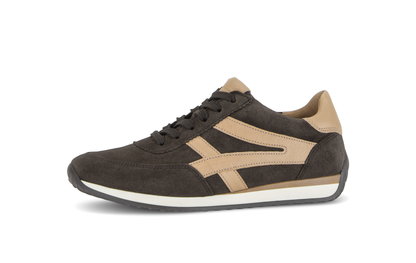 Gabor 6032.01.003 Mocca Brown & Sand H Fit Trainers
