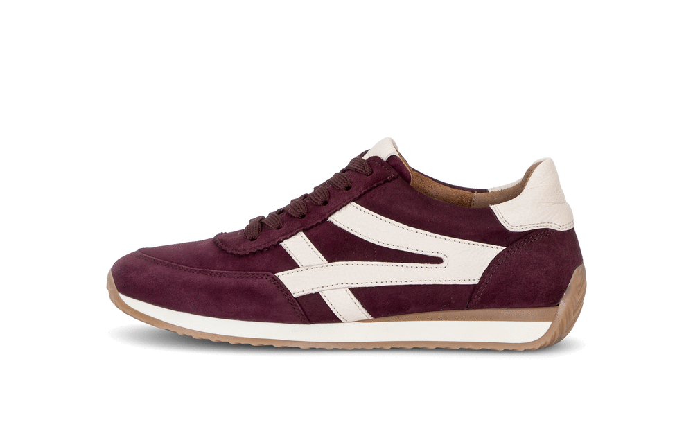 Gabor 6032.01.004 Mulberry & Cream H Fit Trainers