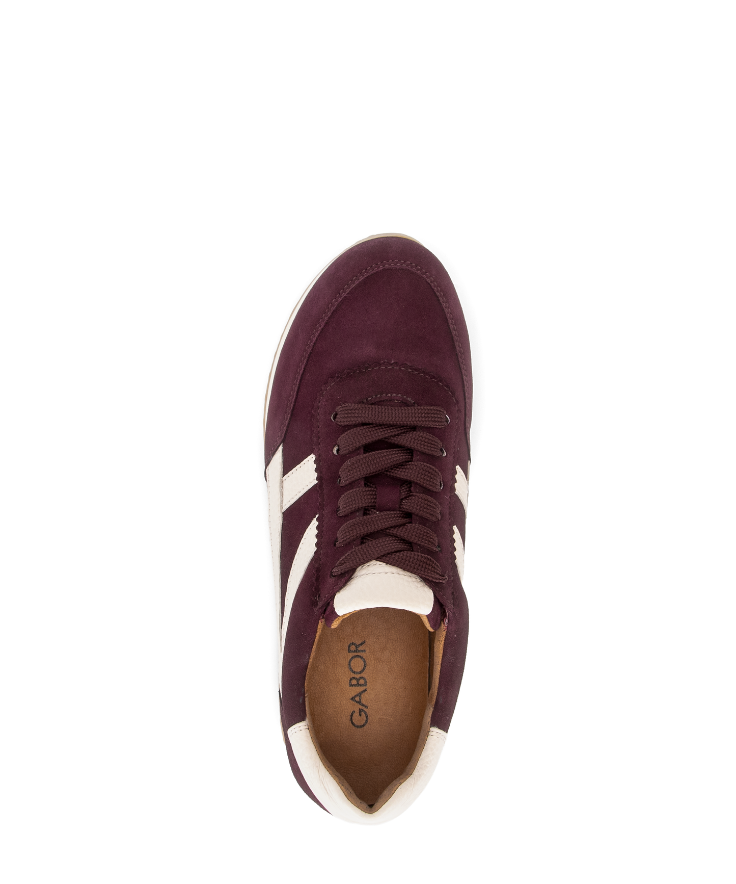 Gabor 6032.01.004 Mulberry & Cream H Fit Trainers