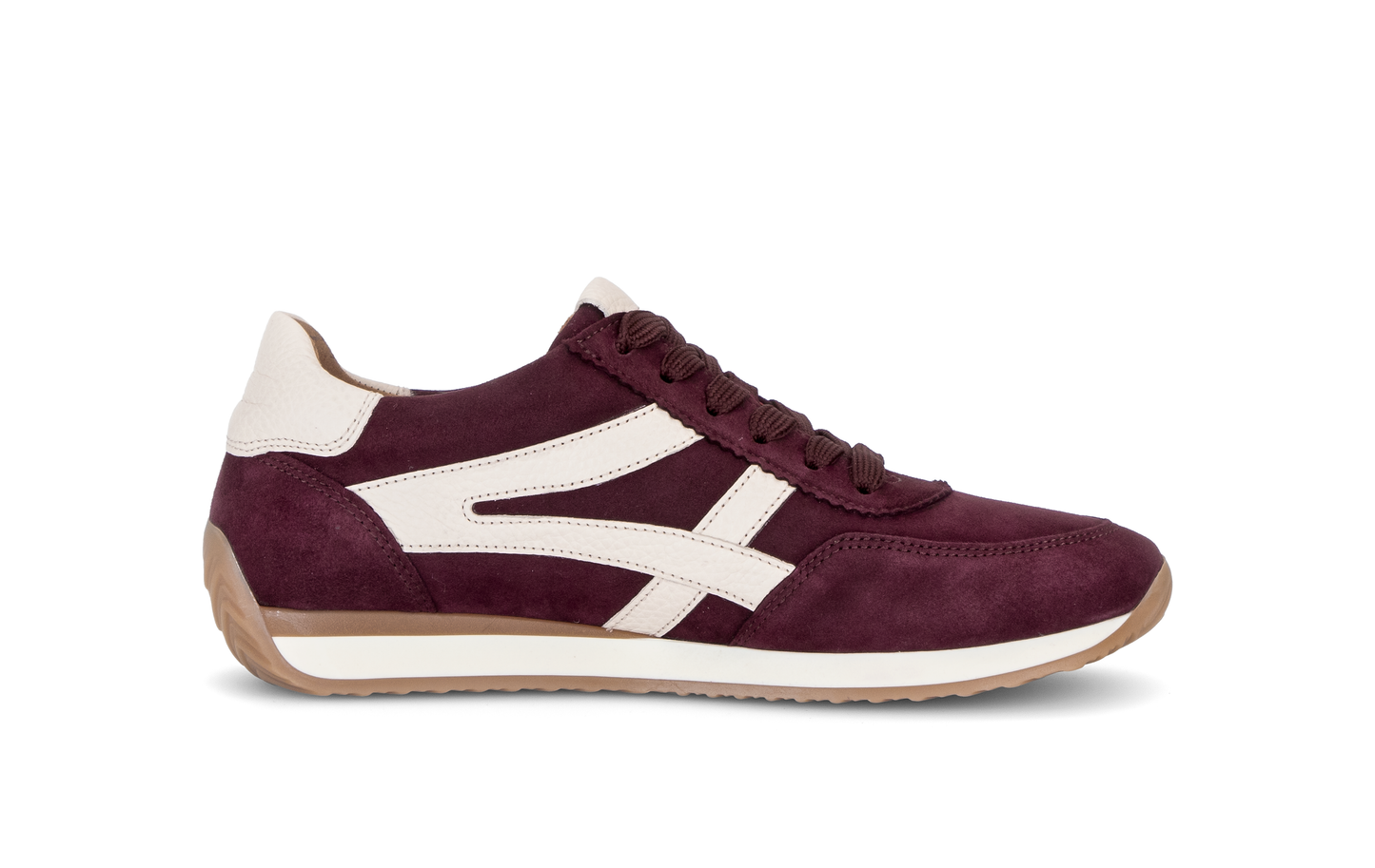 Gabor 6032.01.004 Mulberry & Cream H Fit Trainers