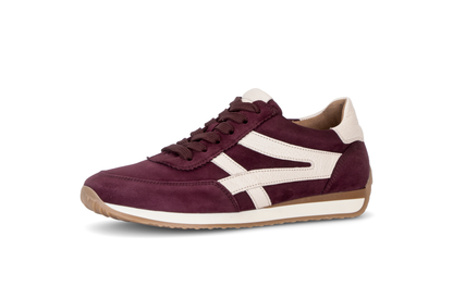 Gabor 6032.01.004 Mulberry & Cream H Fit Trainers