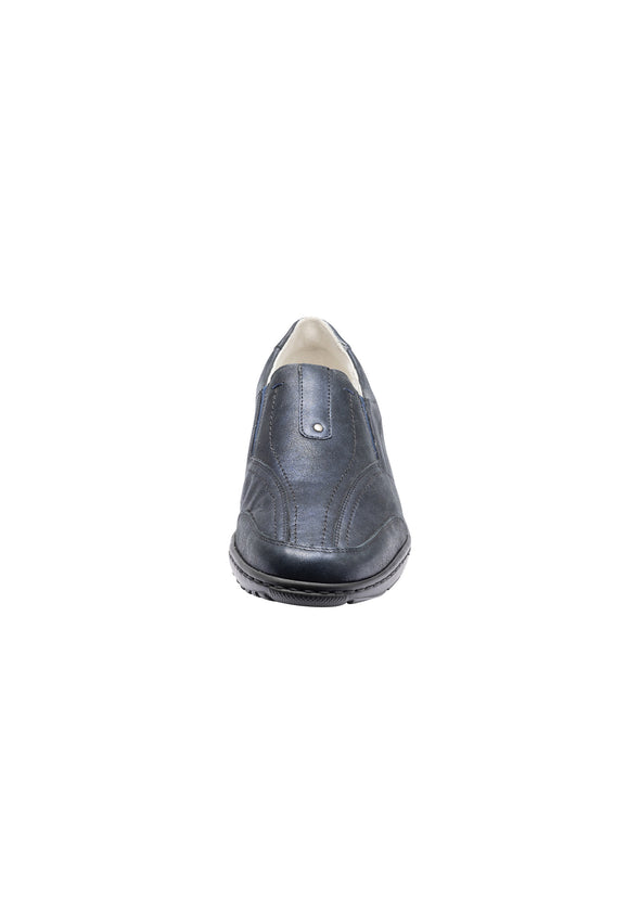 Waldlaufer 607504 198 194 Kya Navy K Extra Wide Slip On Shoes