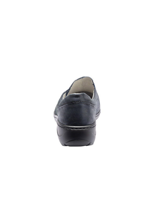 Waldlaufer 607504 198 194 Kya Navy K Extra Wide Slip On Shoes