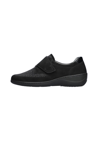 Waldlaufer 607K31 308 001 Kya Black Velcro Shoes