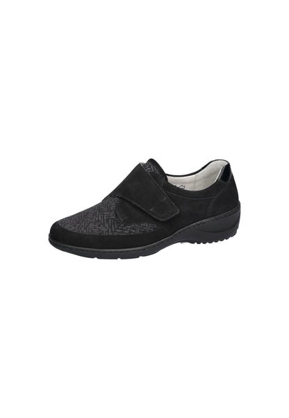 Waldlaufer 607K31 308 001 Kya Black Velcro Shoes