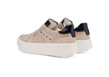 Ara 12-46709 05 Monaco 2.0 H Fit Beige Metallic & Black Sneakers