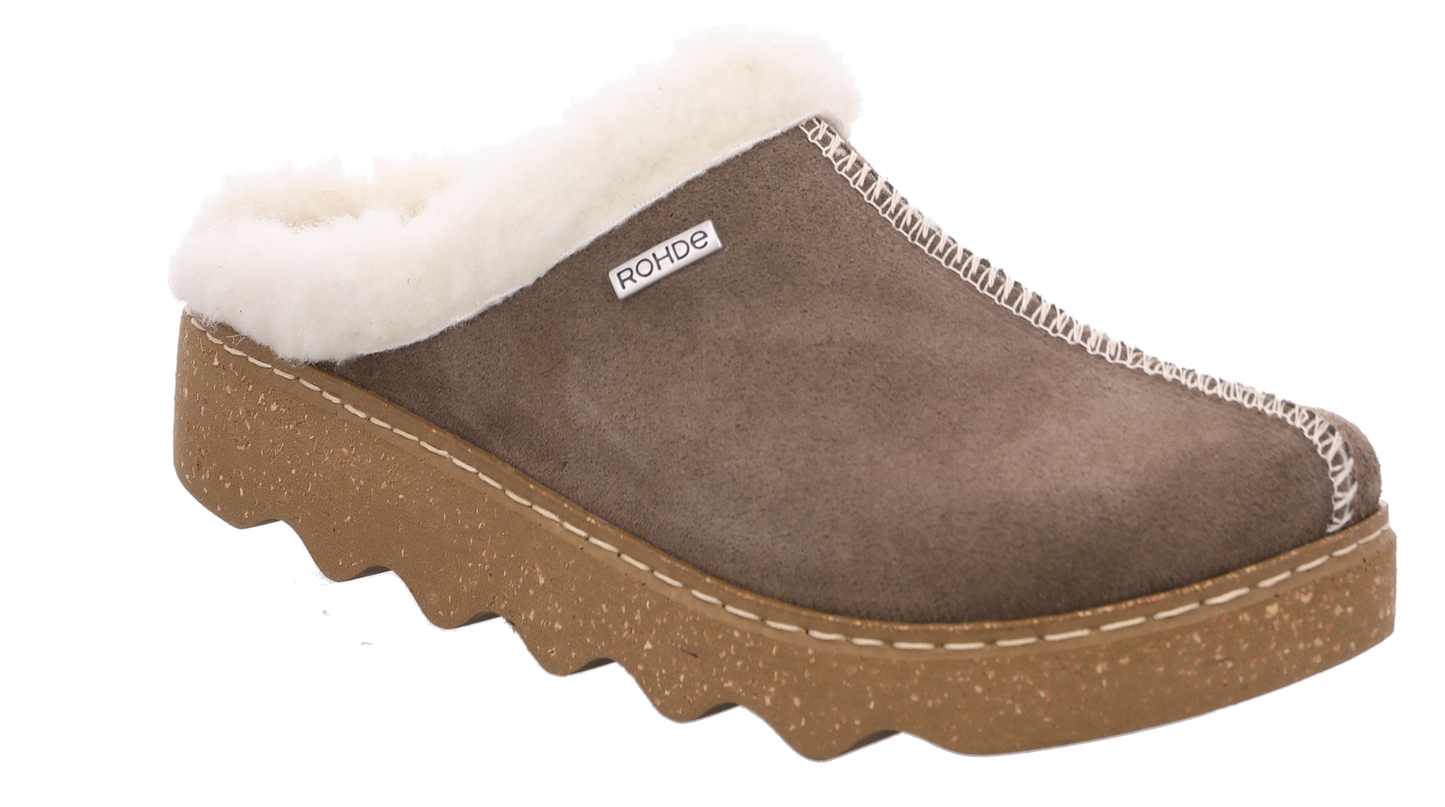 Rohde 6125-77 Earth Brown G Fit Slippers