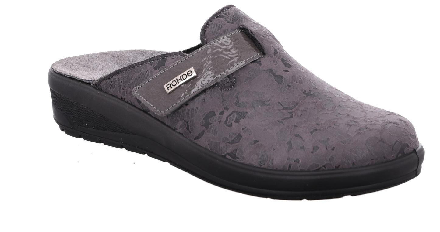 Rohde 6165 82 Anthracite Grey Slip On Mules